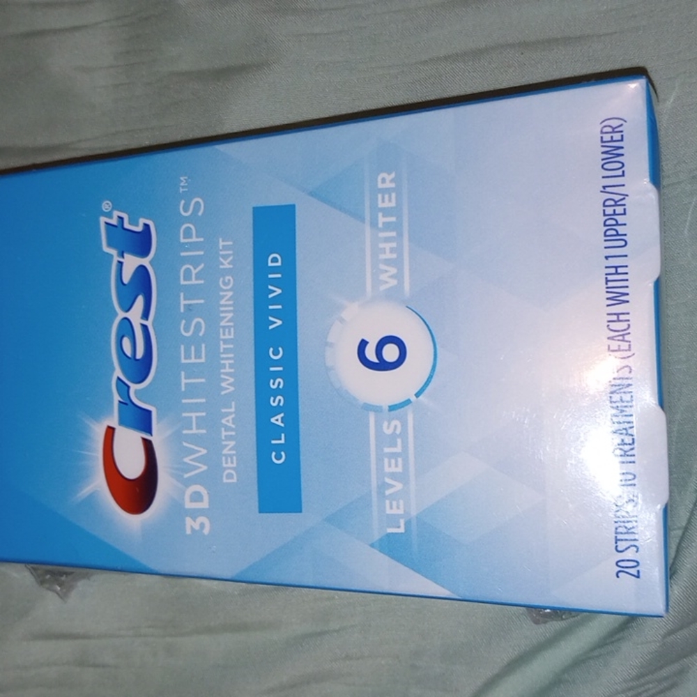 Crest whitening strips
